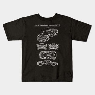 Ferrari S.P.A Enzo Patent White Kids T-Shirt